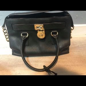 Michael Kors Hamilton Leather Medium Satchel